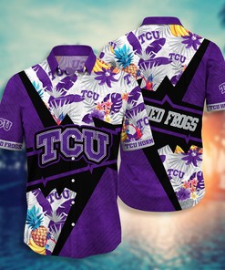 TCU Horned Frogs NCAA Flower Hawaii Shirt For Fans Ver 20