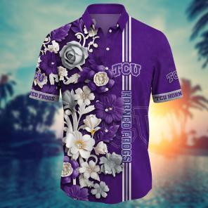 TCU Horned Frogs NCAA Flower Hawaii Shirt For Fans Ver 23