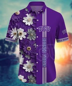 TCU Horned Frogs NCAA Flower Hawaii Shirt For Fans Ver 25