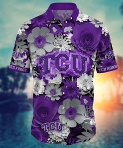 TCU Horned Frogs NCAA Flower Hawaii Shirt For Fans Ver 27