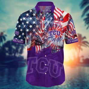 TCU Horned Frogs NCAA Flower Hawaii Shirt For Fans Ver 32