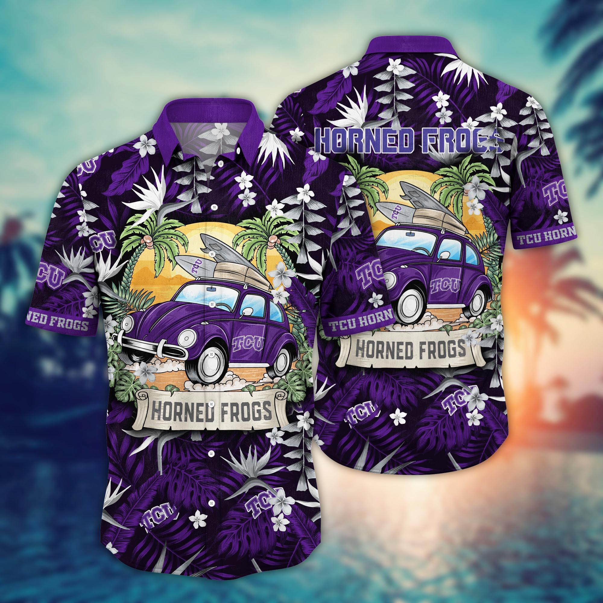 TCU Horned Frogs NCAA Flower Hawaii Shirt For Fans Ver 34