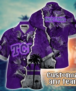 TCU Horned Frogs NCAA Flower Hawaii Shirt For Fans Ver 35