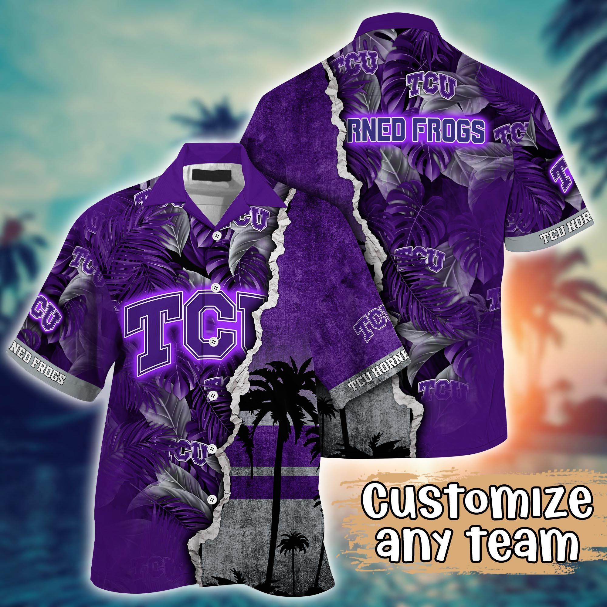 TCU Horned Frogs NCAA Flower Hawaii Shirt For Fans Ver 35