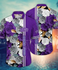 TCU Horned Frogs NCAA Flower Hawaii Shirt For Fans Ver 36