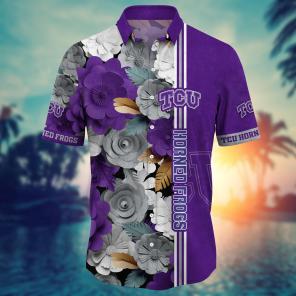TCU Horned Frogs NCAA Flower Hawaii Shirt For Fans Ver 36