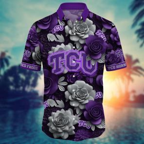 TCU Horned Frogs NCAA Flower Hawaii Shirt For Fans Ver 37