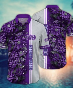TCU Horned Frogs NCAA Flower Hawaii Shirt For Fans Ver 5