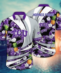 TCU Horned Frogs NCAA Flower Hawaii Shirt For Fans Ver 6