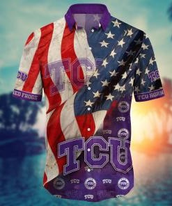 TCU Horned Frogs NCAA Flower Hawaii Shirt For Fans Ver 9