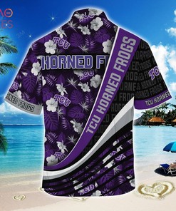 TRENDING: TCU Horned Frogs Summer Hawaiian Shirt with Tropical Flower Pattern for Fans