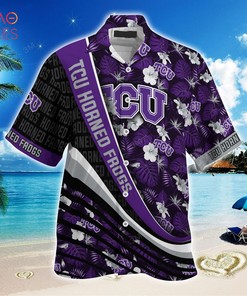 TRENDING: TCU Horned Frogs Summer Hawaiian Shirt with Tropical Flower Pattern for Fans