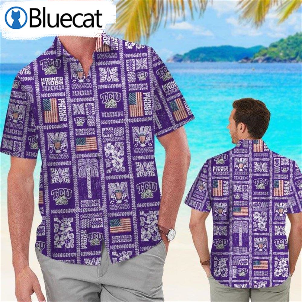 Tcu Horned Frogs Summer Commemorative Hawaiian Shirt for NCAA Fans