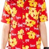 Tellum and Chop/Shinesty Men's Nebraska Cornhuskers Hawaiian Floral Beach Shirt 