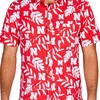 Tellum and Chop/Shinesty Men's Nebraska Cornhuskers Hawaiian Shirt - Your Go-To Beach Look.