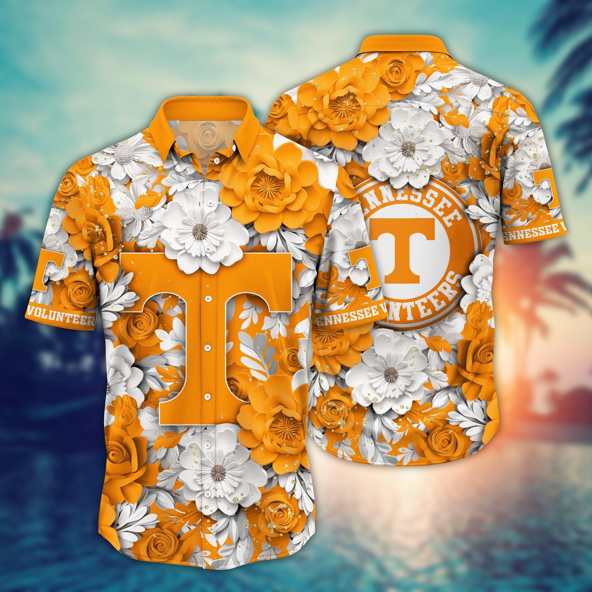 Tennessee Volunteers NCAA Flower Hawaii Shirt For Fans Ver 12