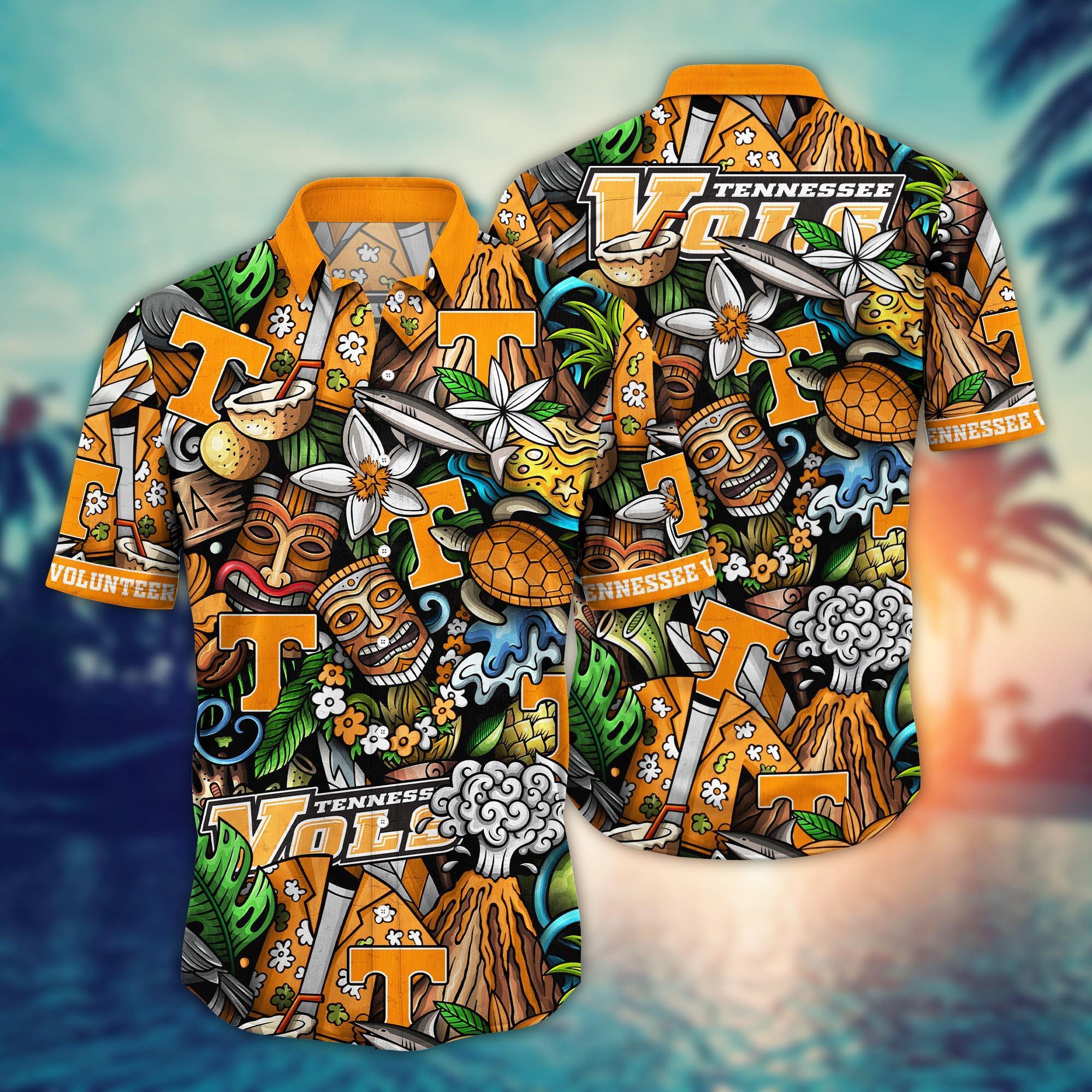 Tennessee Volunteers NCAA Flower Hawaii Shirt For Fans Ver 16