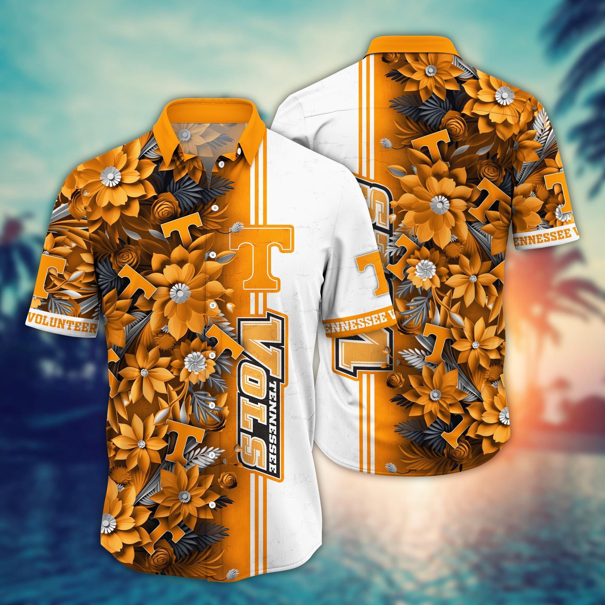 Tennessee Volunteers NCAA Flower Hawaii Shirt For Fans Ver 4