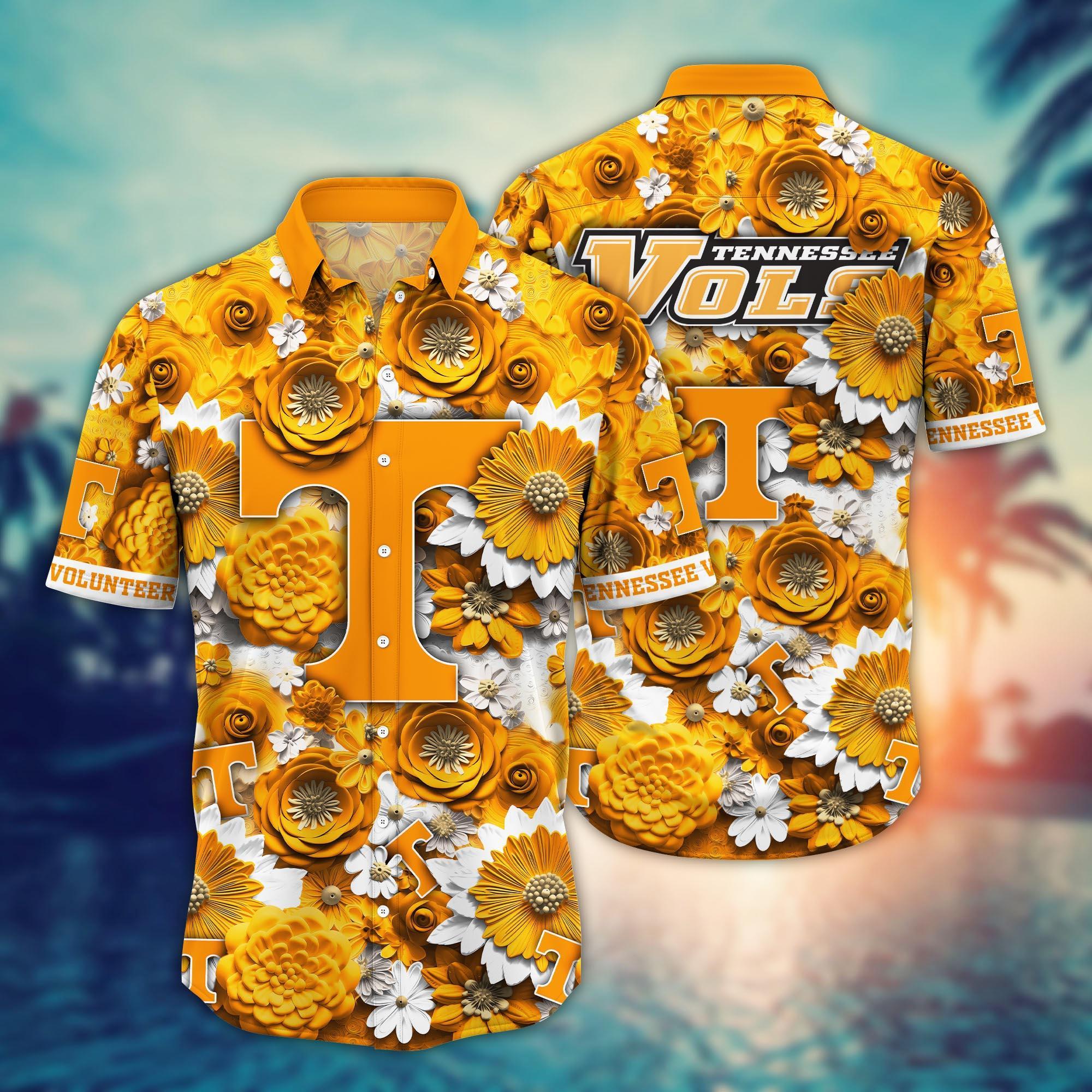 Tennessee Volunteers NCAA Hawaiian Shirt for This Summer Customize Shirt Any Team