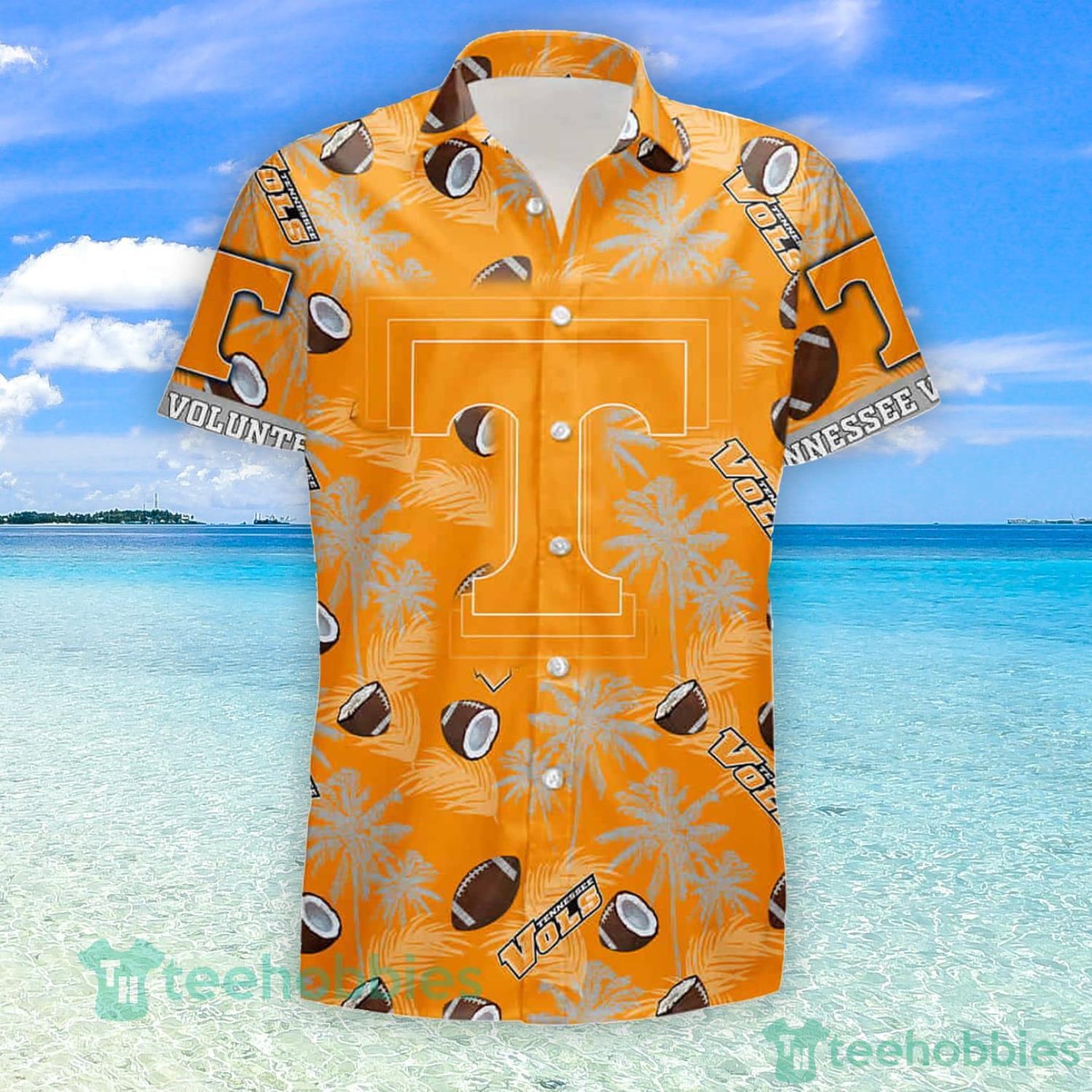Tennessee Volunteers Ncaa Coconut Hawaii Summer Hawaiian Shirt And Shorts - Show Your Volunteers Spirit in Style