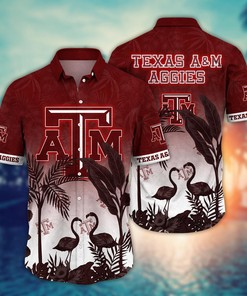 Texas A&M Aggies NCAA Flower Hawaii Shirt For Fans Ver 10