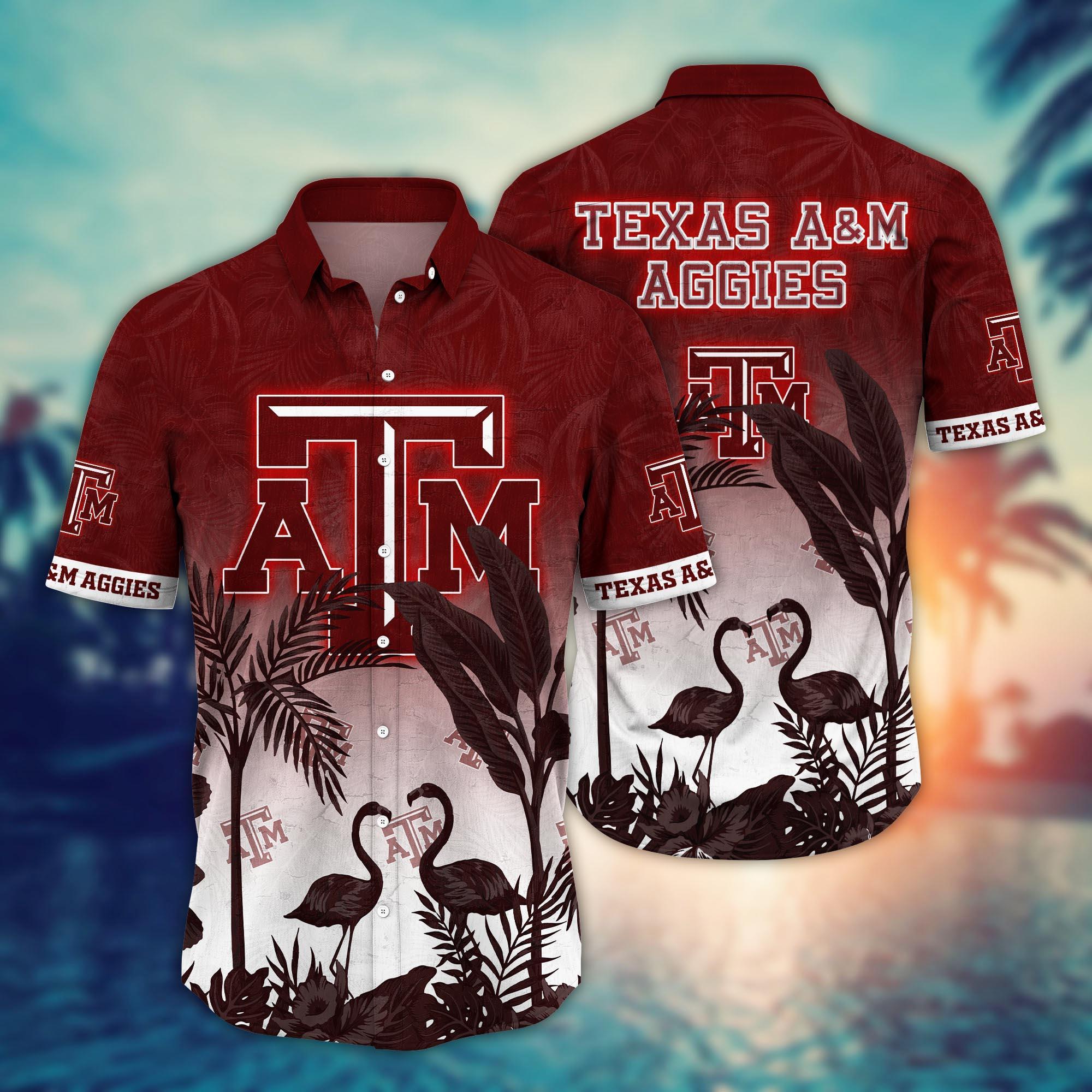 Texas A&M Aggies NCAA Flower Hawaii Shirt For Fans Ver 10