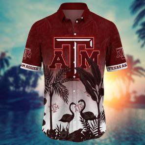 Texas A&M Aggies NCAA Flower Hawaii Shirt For Fans Ver 10