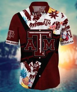 Texas A&M Aggies NCAA Flower Hawaii Shirt For Fans Ver 11