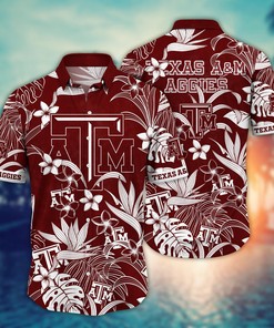 Texas A&M Aggies NCAA Flower Hawaii Shirt For Fans Ver 13