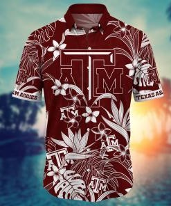 Texas A&M Aggies NCAA Flower Hawaii Shirt For Fans Ver 13