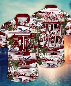 Texas A&M Aggies NCAA Flower Hawaii Shirt For Fans Ver 18
