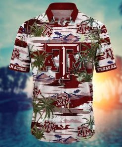 Texas A&M Aggies NCAA Flower Hawaii Shirt For Fans Ver 18