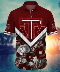 Texas A&M Aggies NCAA Flower Hawaii Shirt For Fans Ver 19