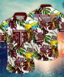 Texas A&M Aggies NCAA Flower Hawaii Shirt For Fans Ver 2