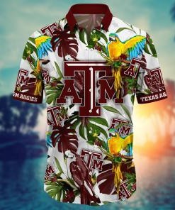 Texas A&M Aggies NCAA Flower Hawaii Shirt For Fans Ver 2