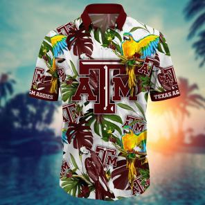 Texas A&M Aggies NCAA Flower Hawaii Shirt For Fans Ver 2