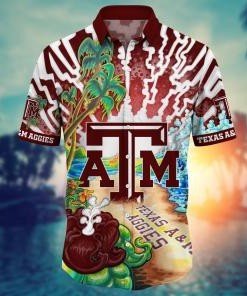 Texas A&M Aggies NCAA Flower Hawaii Shirt For Fans Ver 20