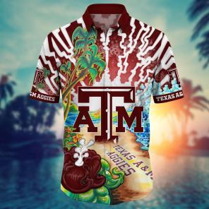 Texas A&M Aggies NCAA Flower Hawaii Shirt For Fans Ver 20