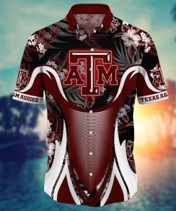 Texas A&M Aggies NCAA Flower Hawaii Shirt For Fans Ver 21