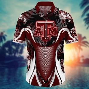Texas A&M Aggies NCAA Flower Hawaii Shirt For Fans Ver 21