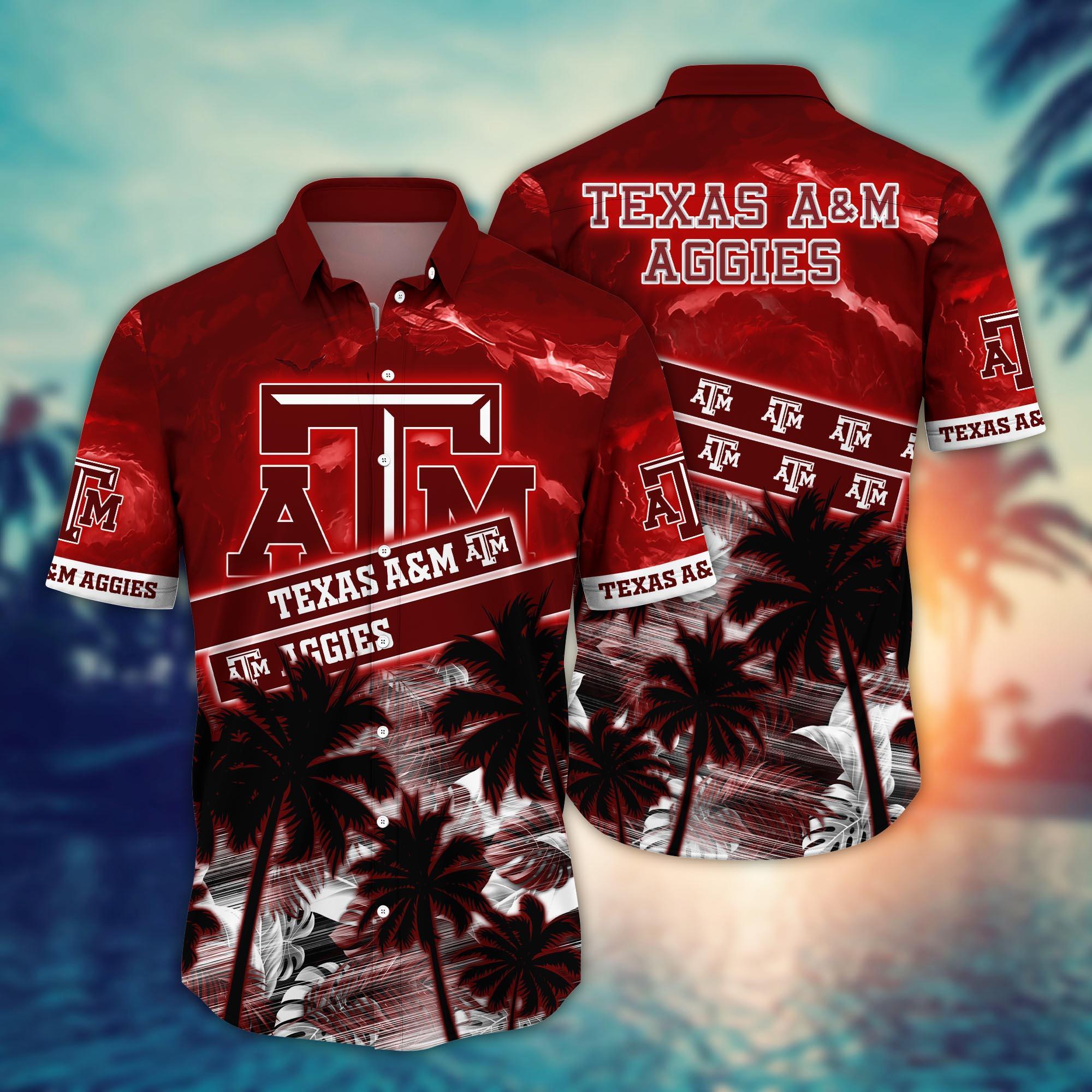 Texas A&M Aggies NCAA Flower Hawaii Shirt For Fans Ver 22