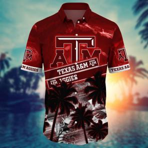 Texas A&M Aggies NCAA Flower Hawaii Shirt For Fans Ver 22