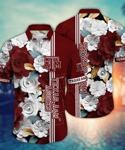 Texas A&M Aggies NCAA Flower Hawaii Shirt For Fans Ver 23