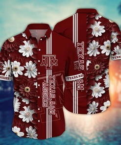 Texas A&M Aggies NCAA Flower Hawaii Shirt For Fans Ver 25