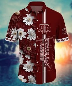 Texas A&M Aggies NCAA Flower Hawaii Shirt For Fans Ver 25