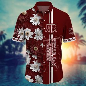 Texas A&M Aggies NCAA Flower Hawaii Shirt For Fans Ver 25