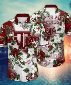 Texas A&M Aggies NCAA Flower Hawaii Shirt For Fans Ver 27
