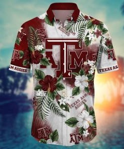 Texas A&M Aggies NCAA Flower Hawaii Shirt For Fans Ver 27