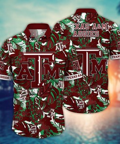 Texas A&M Aggies NCAA Flower Hawaii Shirt For Fans Ver 28
