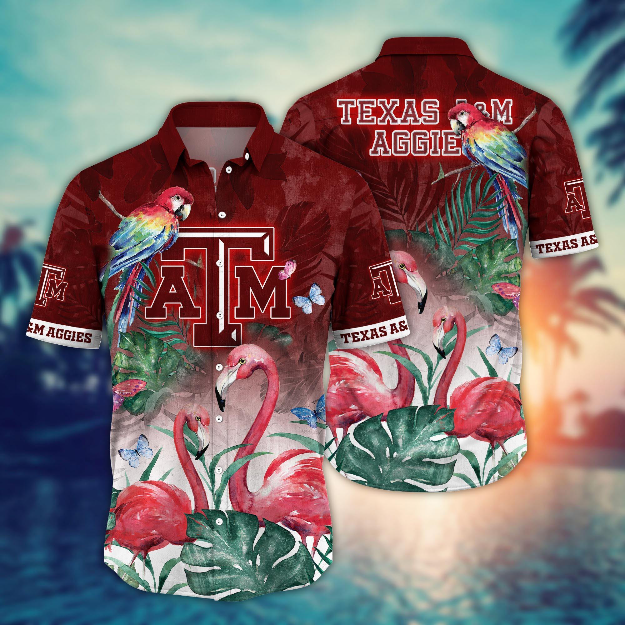 Texas A&M Aggies NCAA Flower Hawaii Shirt For Fans Ver 29